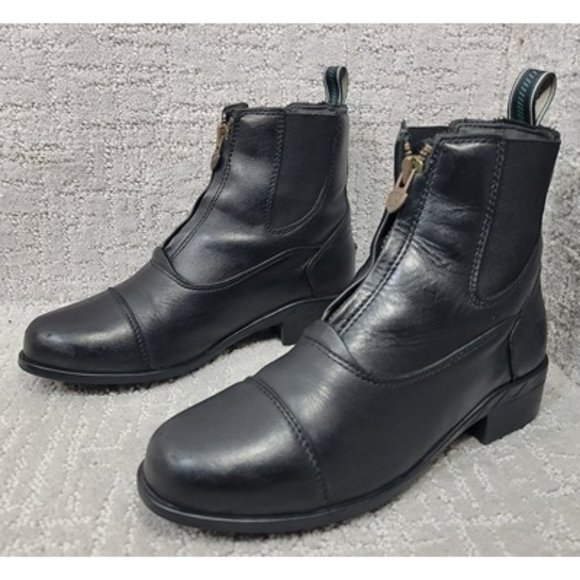 Ariat Shoes Ariat Heritage Iv Zip Paddock Womens Size 4 Black Round